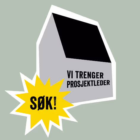 Stillingsutlysning - logo. Prosjektleder Litteraturhuset i Trondheim