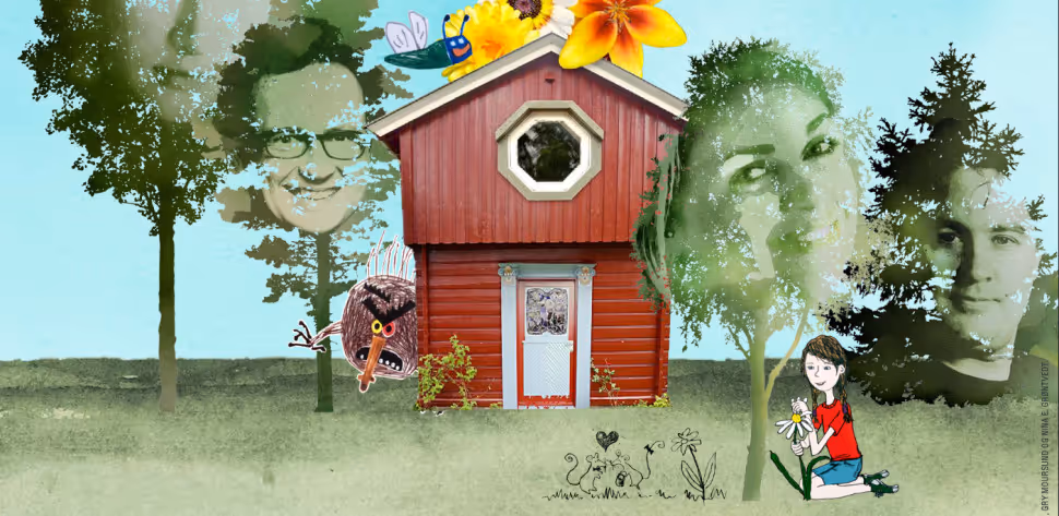 Litterær hagefest i Adrianstua