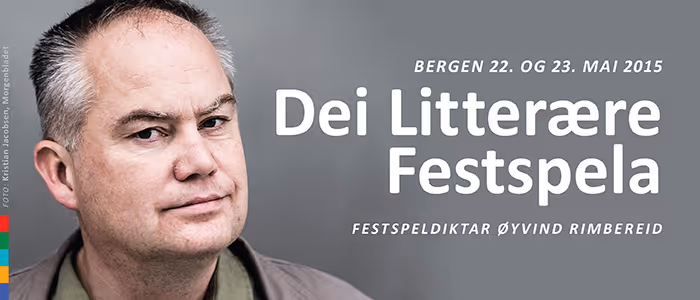 Reklamebanner for De Litterære Festspill 2015