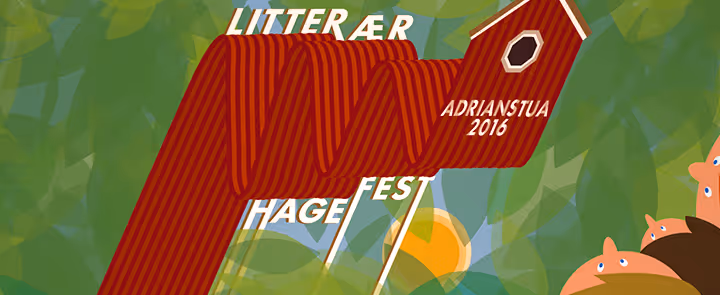 Litterær hagefest i Adrianstua 2016