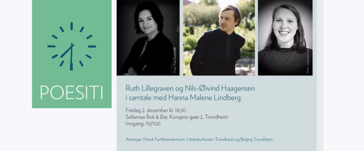 Poesiti med Ruth Lillegraven og Nils-Øivind Haagensen