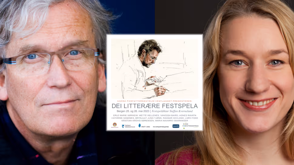 Nærbilde på Dei litterære festpela