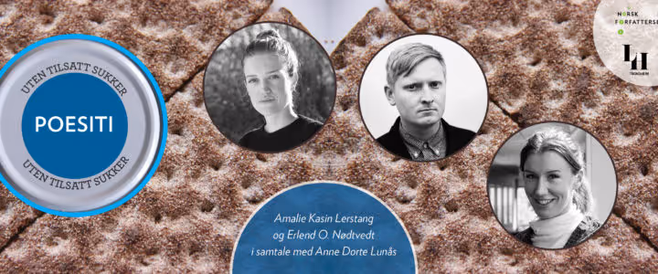 Poesiti med Amalie Kasin Lerstang og Erlend O. Nødtvedt