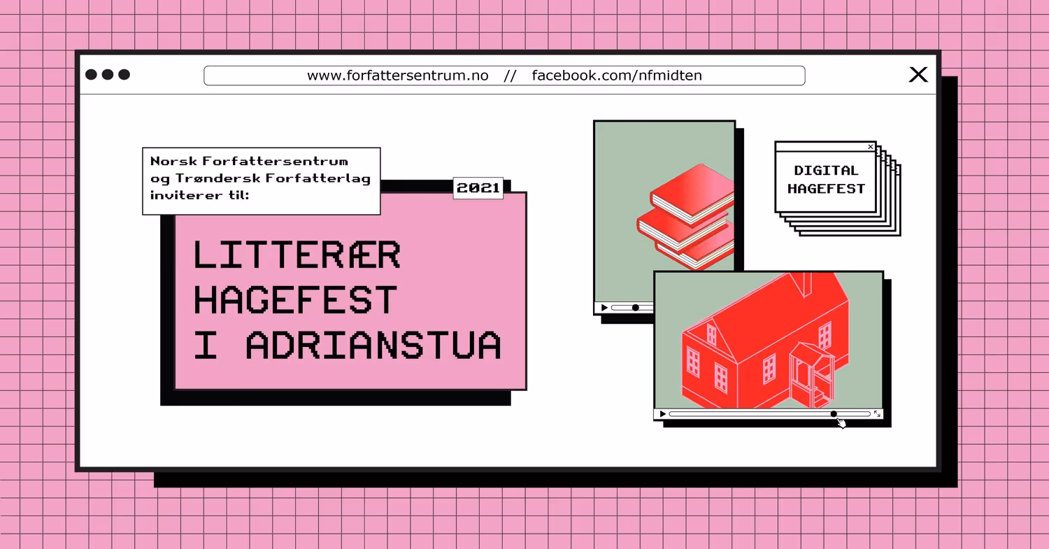 Litterær hagefest i Adrianstua [digital]