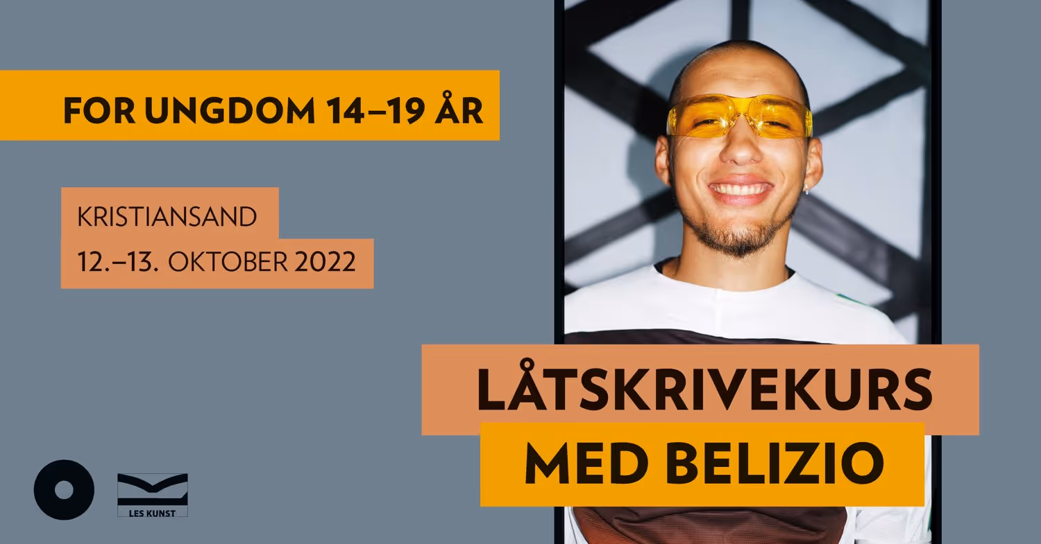 Låtskrivekurs for ungdom 14–19 år