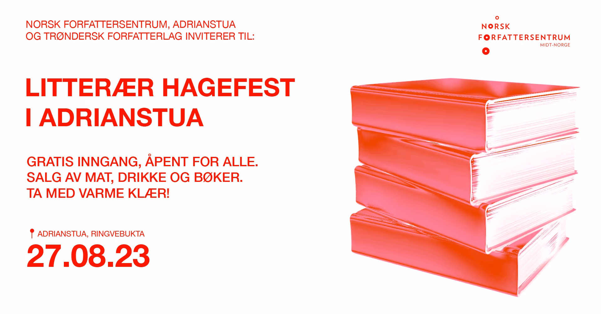 Litterær hagefest i Adrianstua 2023