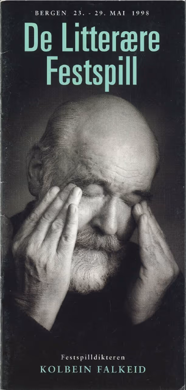 Kolbein Falkeid var festspilldikter i 1998, programforside