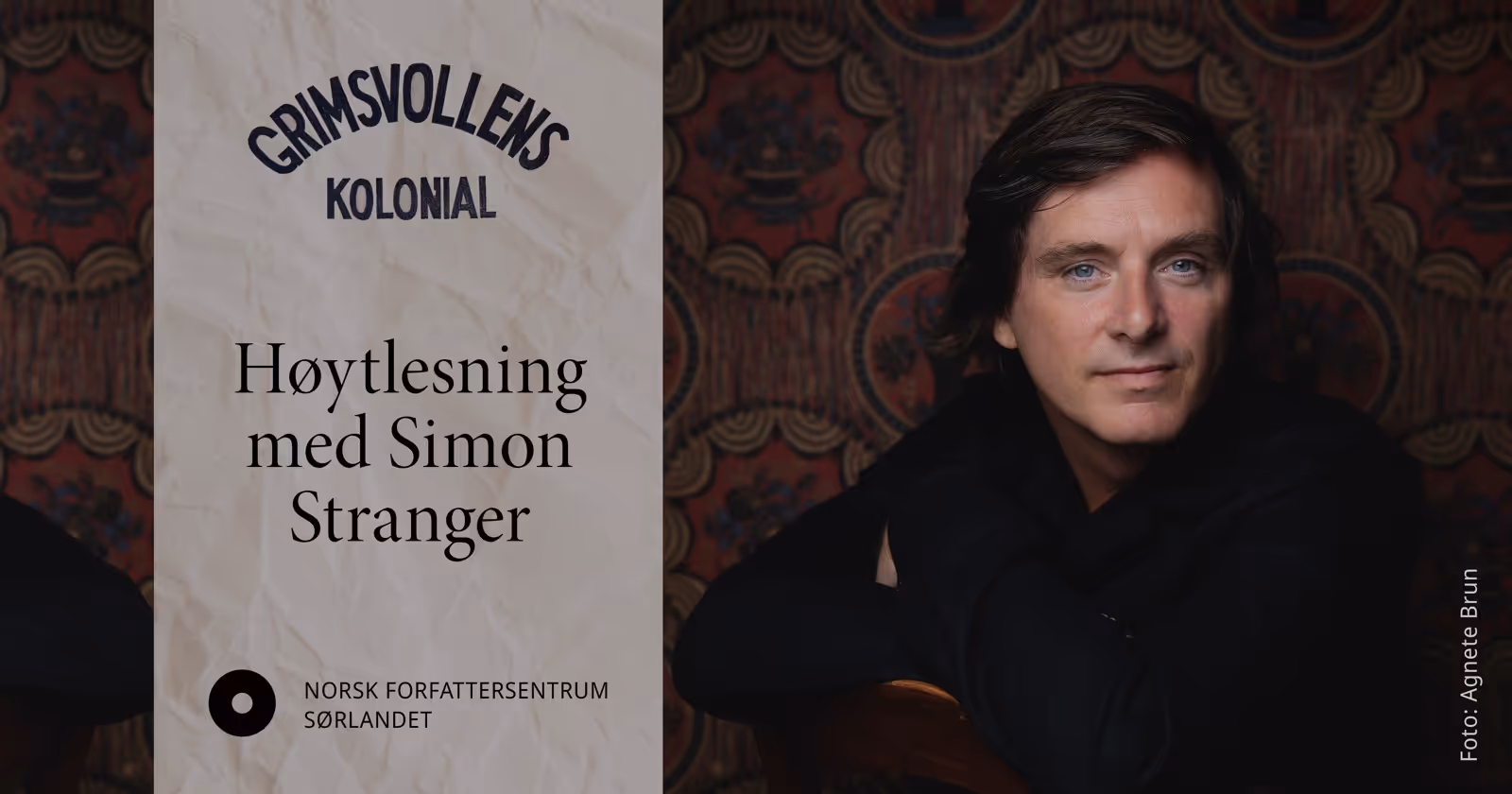 Høytlesning med Simon Stranger