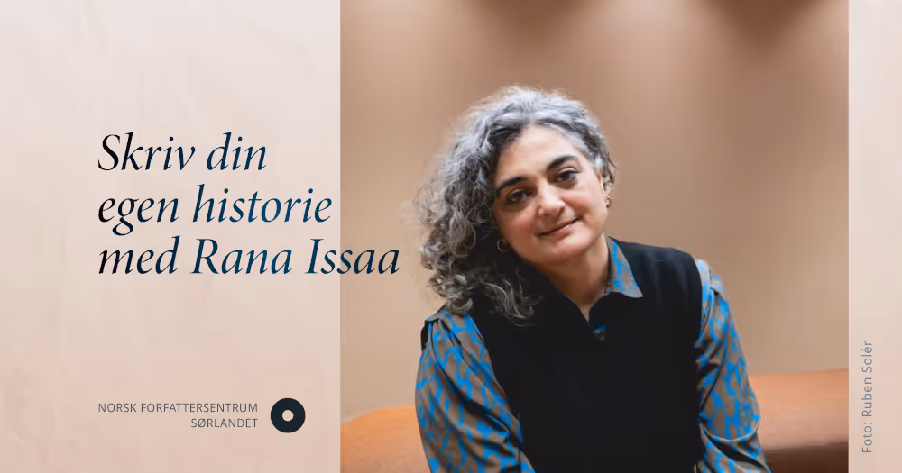 Skriv din egen historie - skriveworkshop med Rana Issa