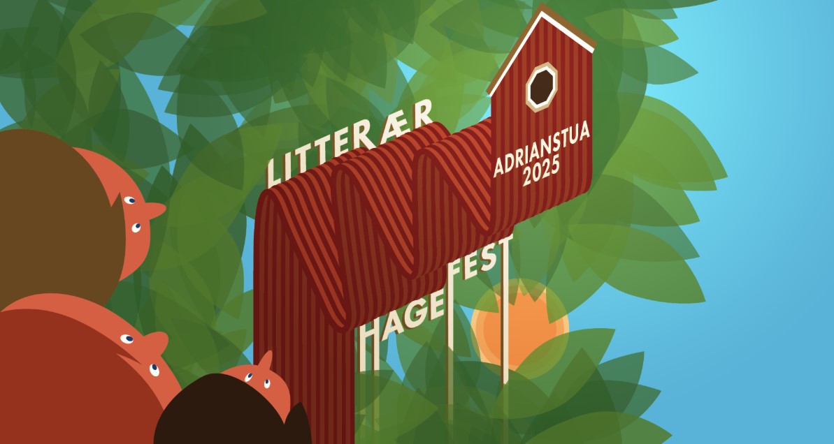 Litterær hagefest i Adrianstua 2025