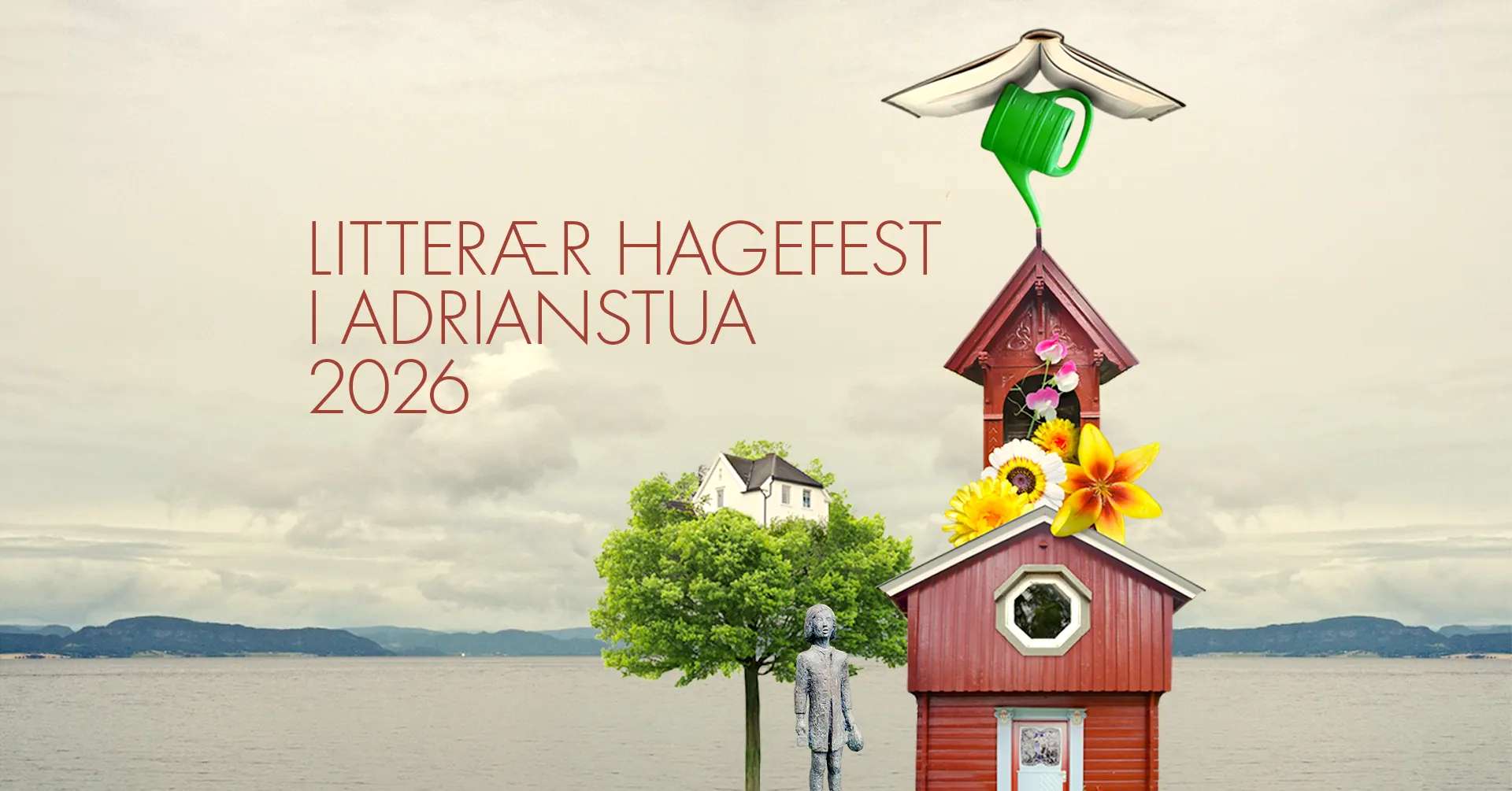 Litterær hagefest i Adrianstua 2026