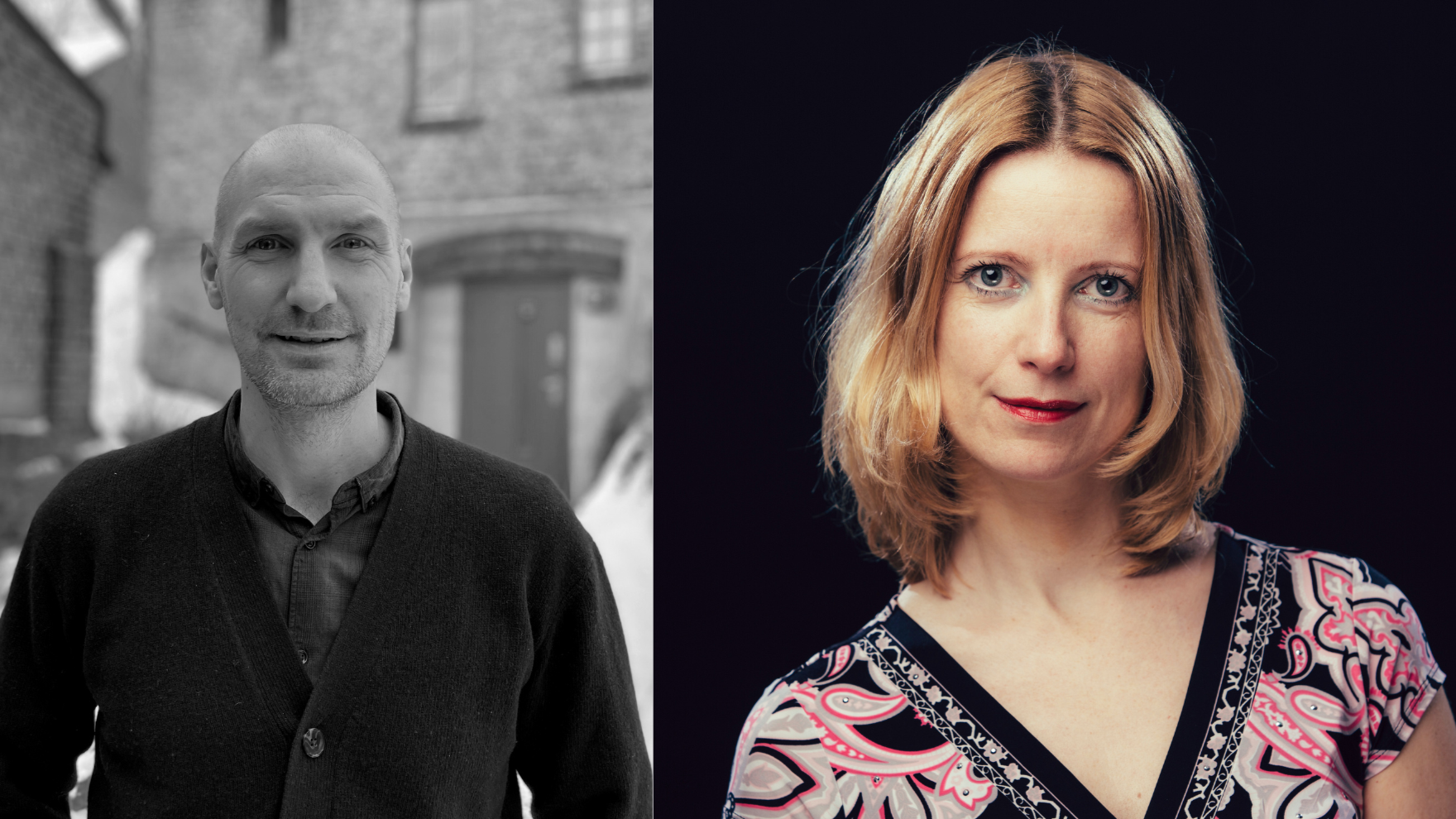 Dramatisk dialog: Robin Jensen og Maja Bohne Johnsen