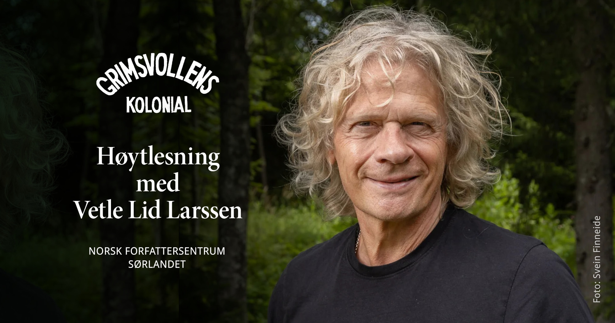 Forfatterkveld med Vetle Lid Larssen