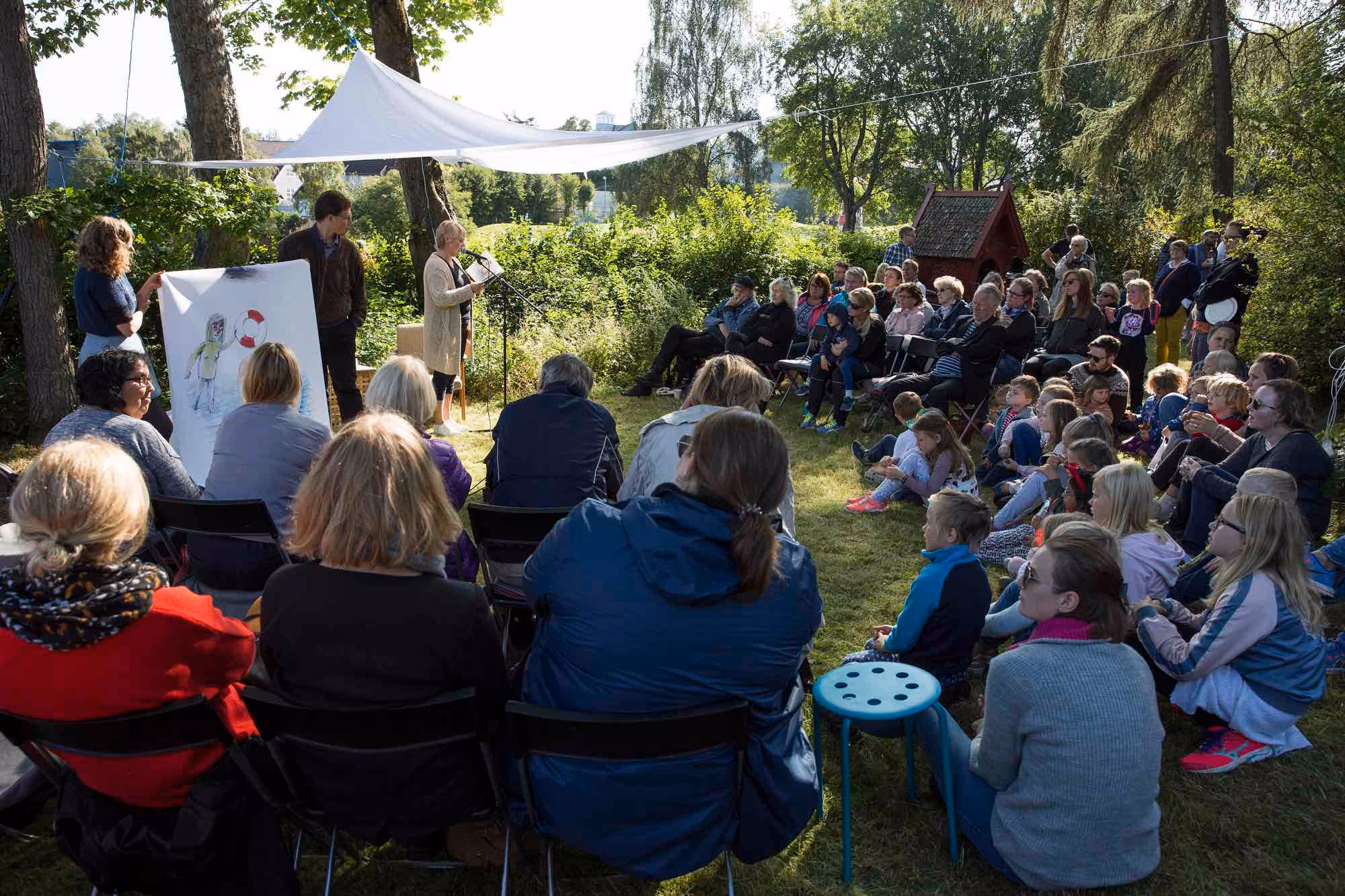 Camara Lundestad Joof på Æ Å Trondheim litteraturfestival i 2019.