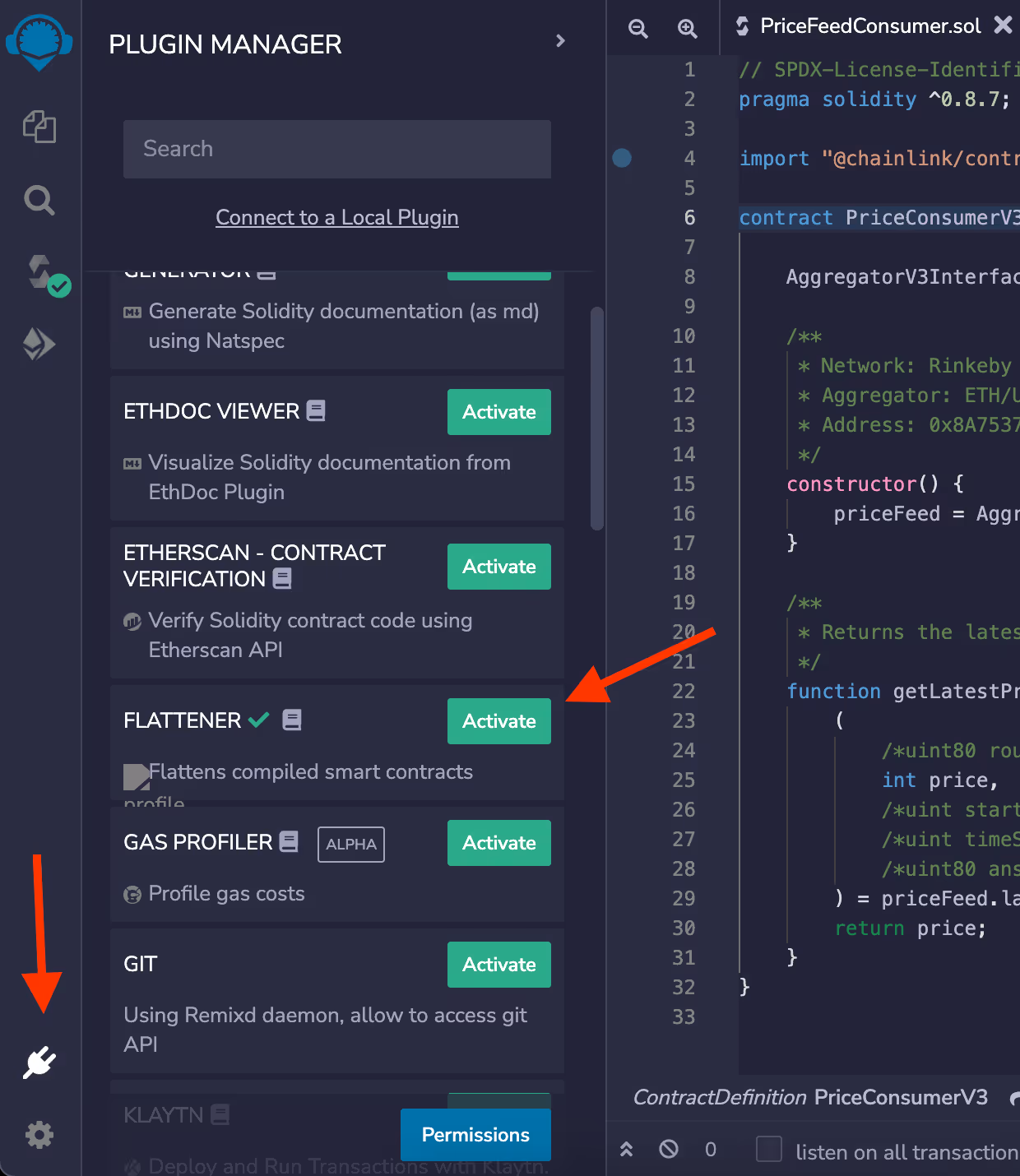 Finding the Plugin Manager in Remix