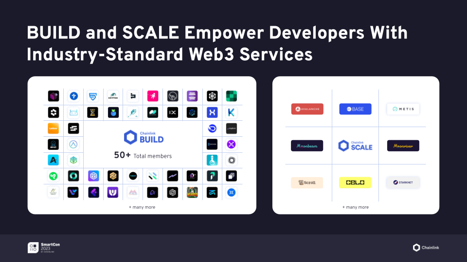 Chainlink BUILD and SCALE in 2023