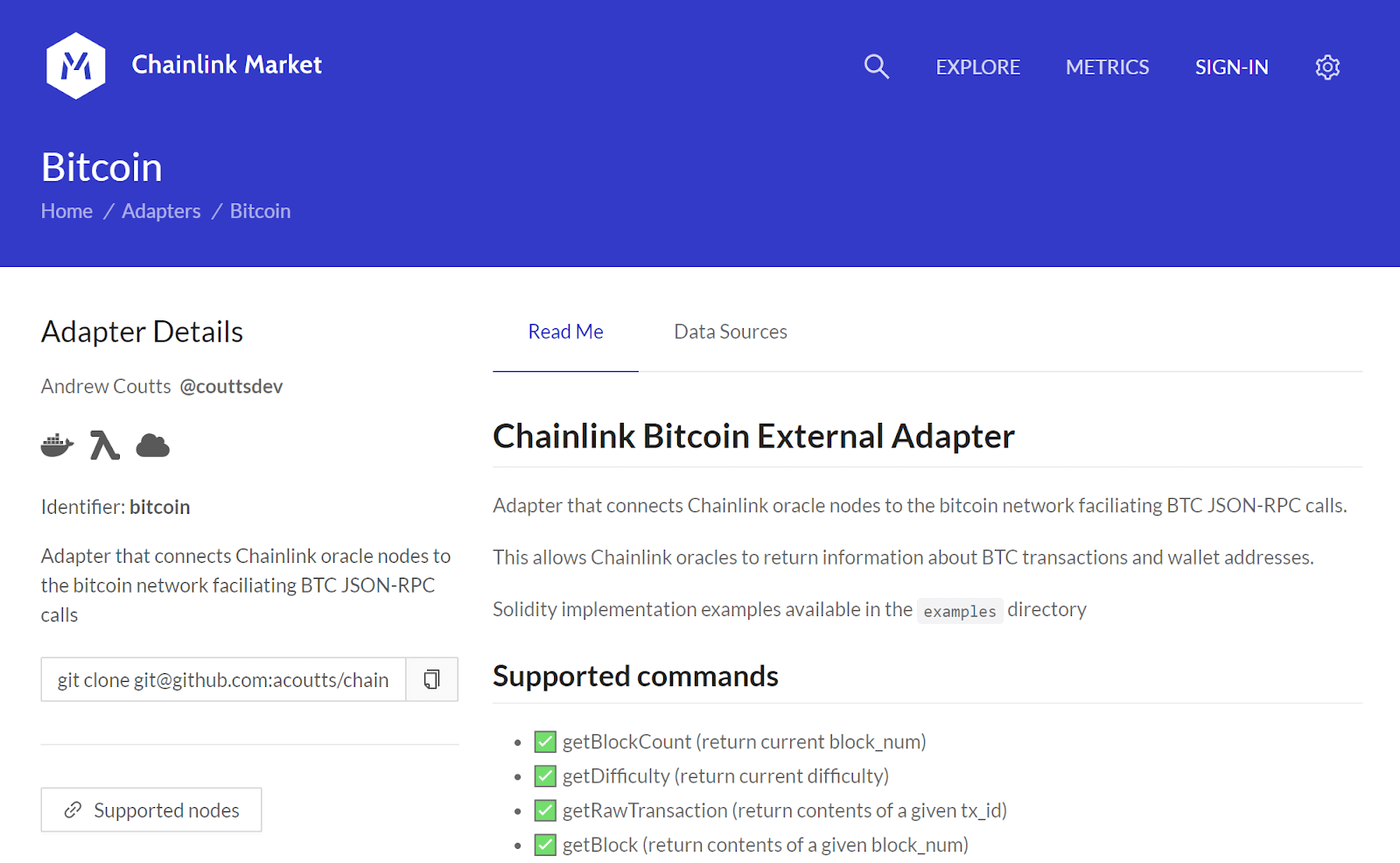 Chainlink Market