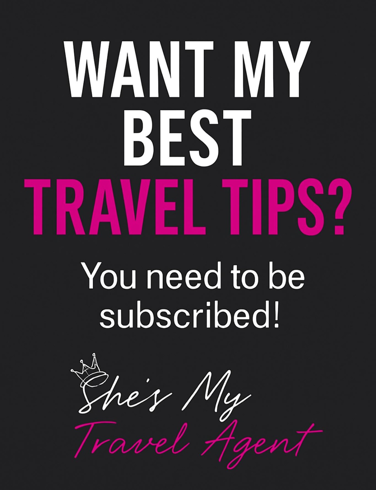 Wondering where all the best travel info goes?!