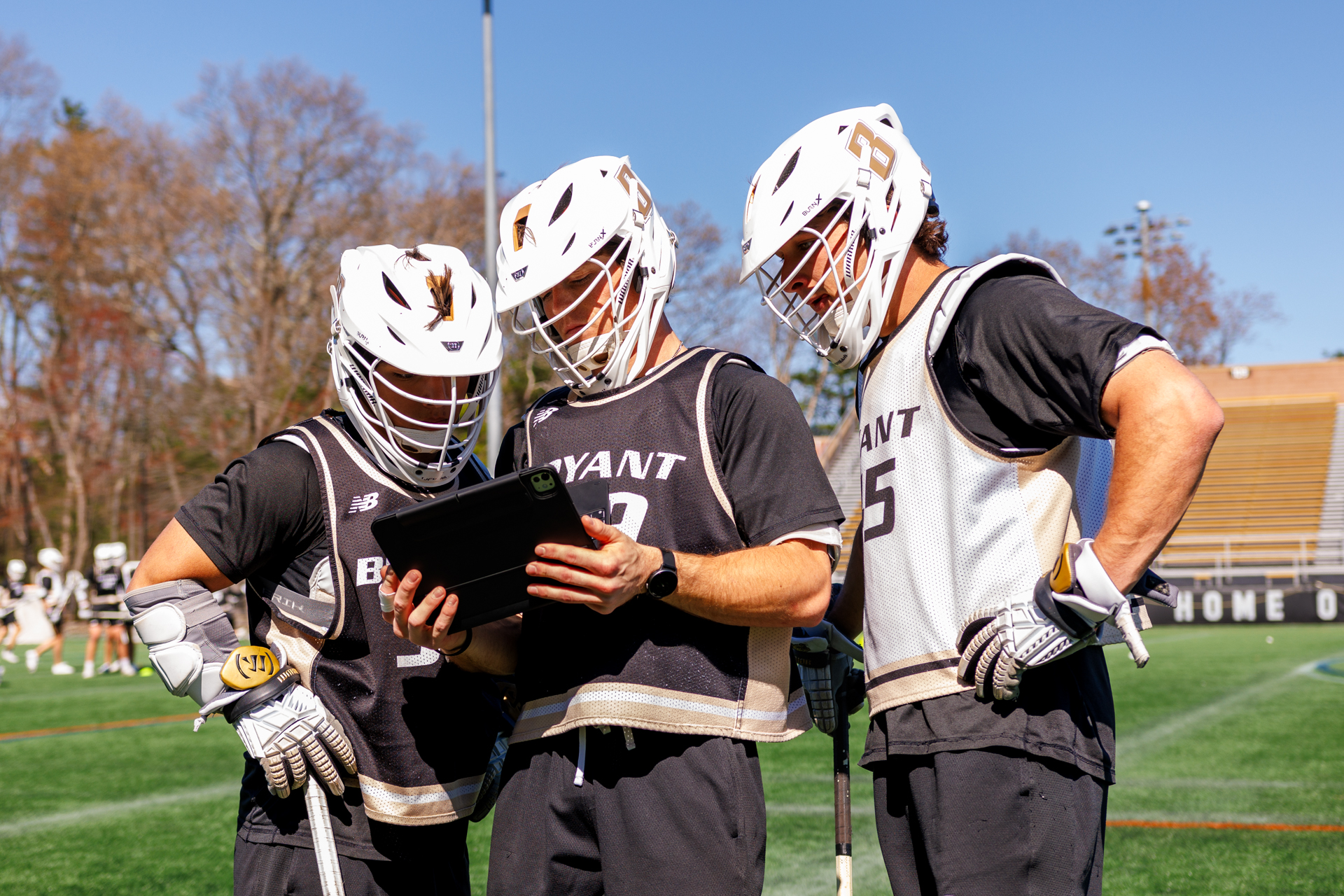 Lacrosse training session