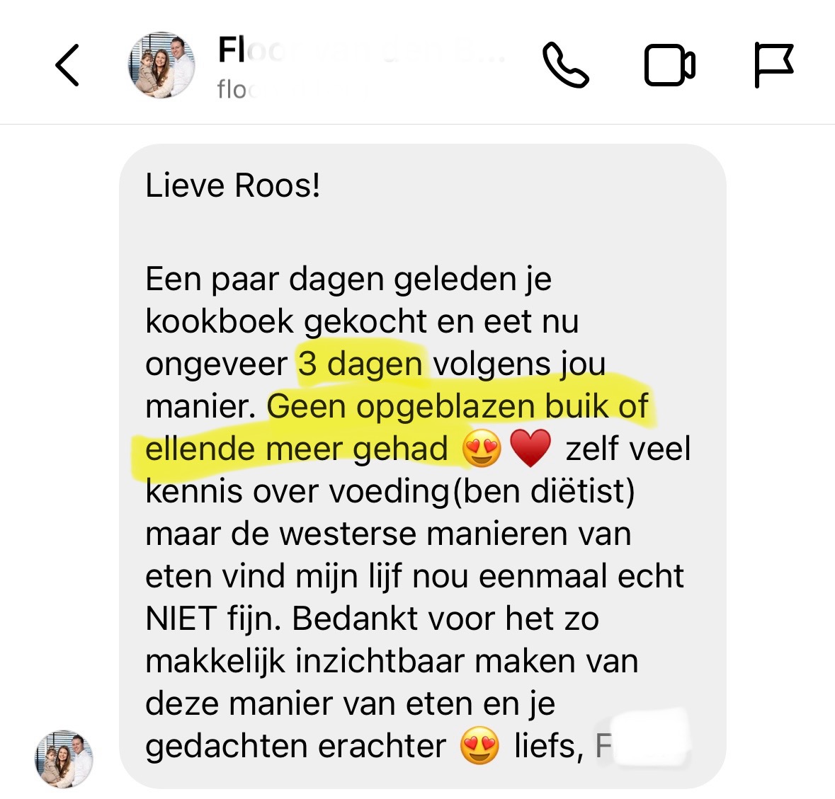 Review kookboek Floohw – geen opgeblazen buik of ellende meer na 3 dagen eten volgens Floohw-methode