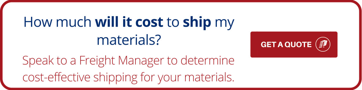 Speak to a freight manager