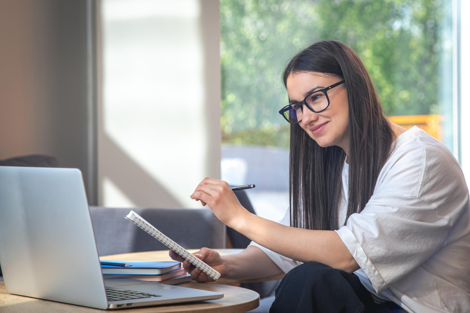creator planning to create online courses on laptop