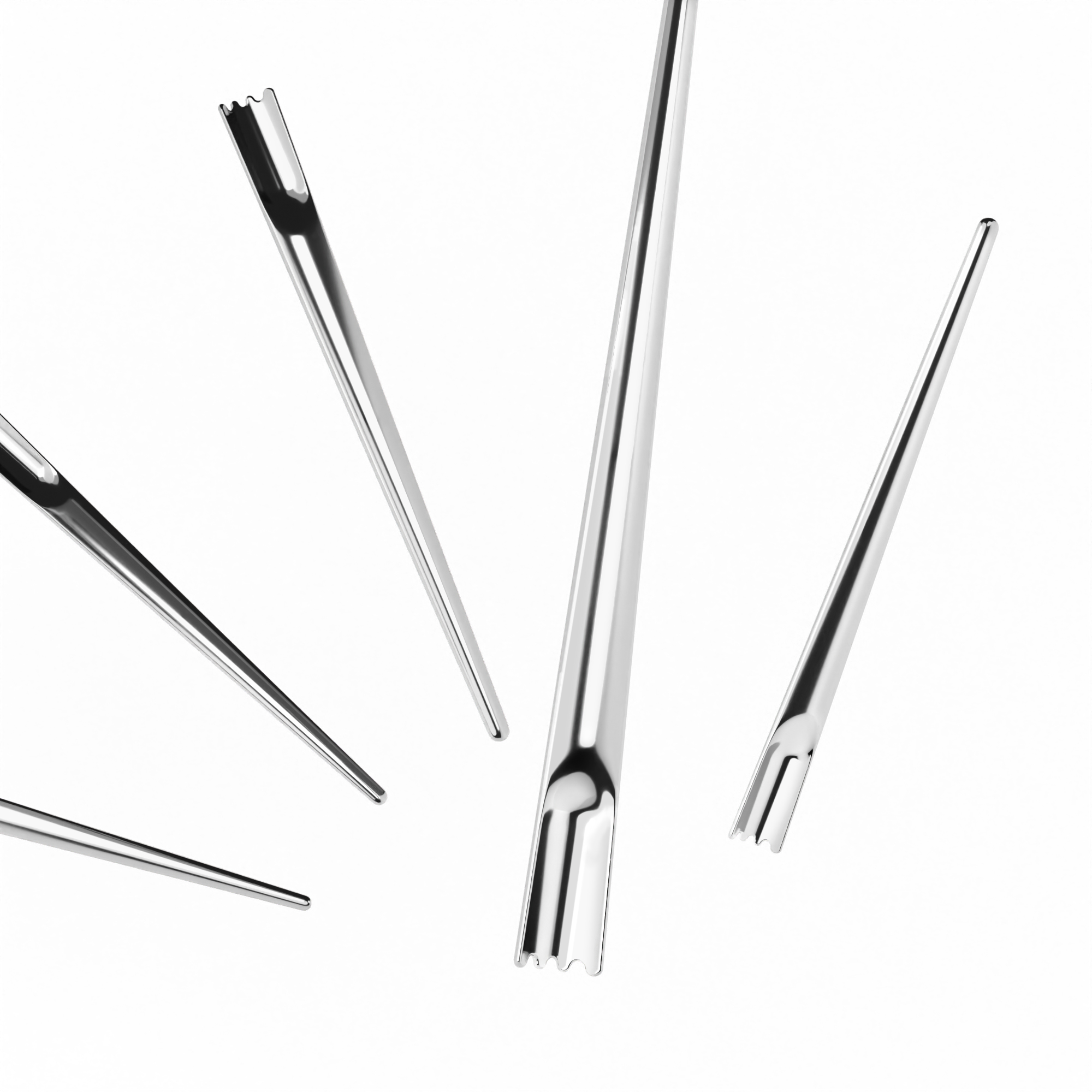 rendering of cocktail spoons