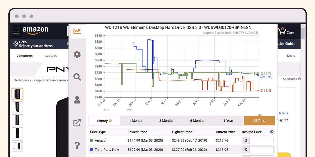 CamelCamelCamel Product Research Tool