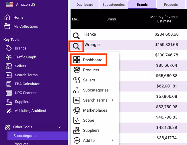 SmartScout Brand Tool