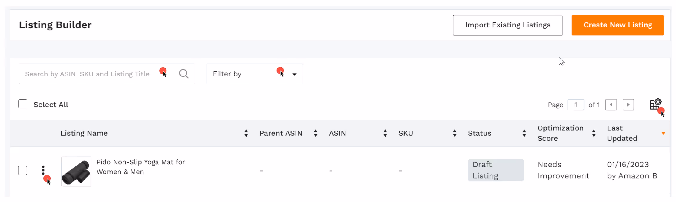 JungleScout listing optimization