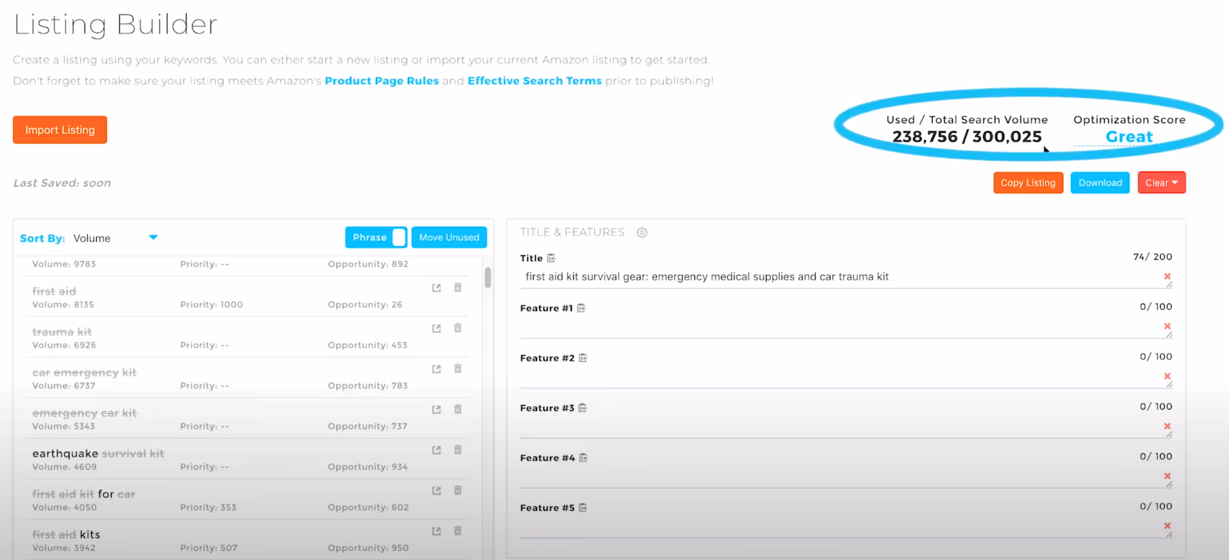 Viral Launch listing optimization