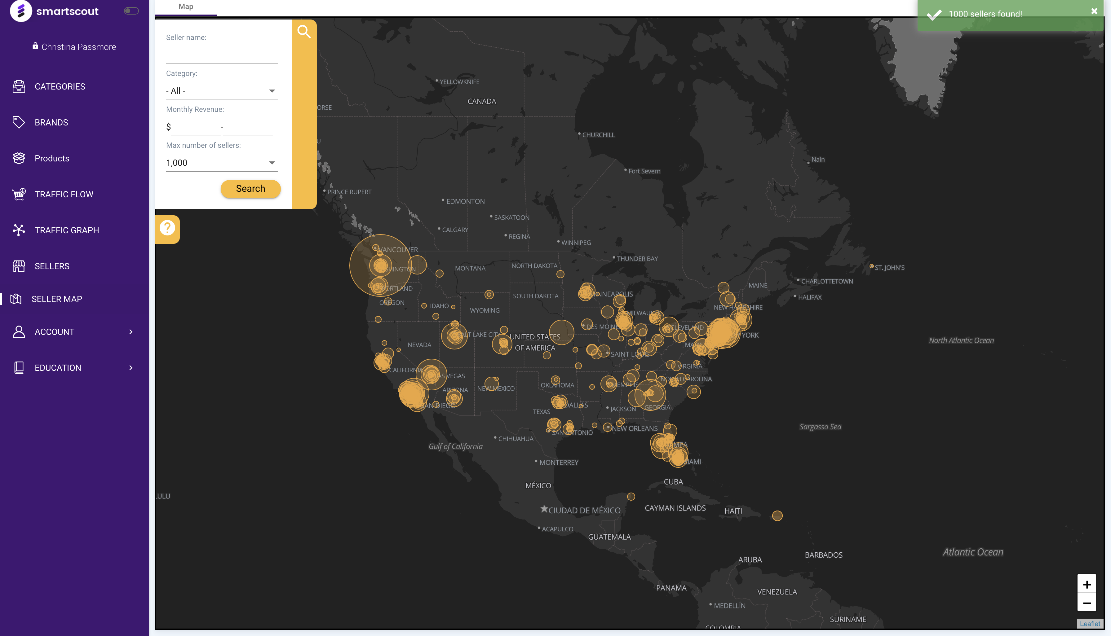 SmartScout Subcategory Tool