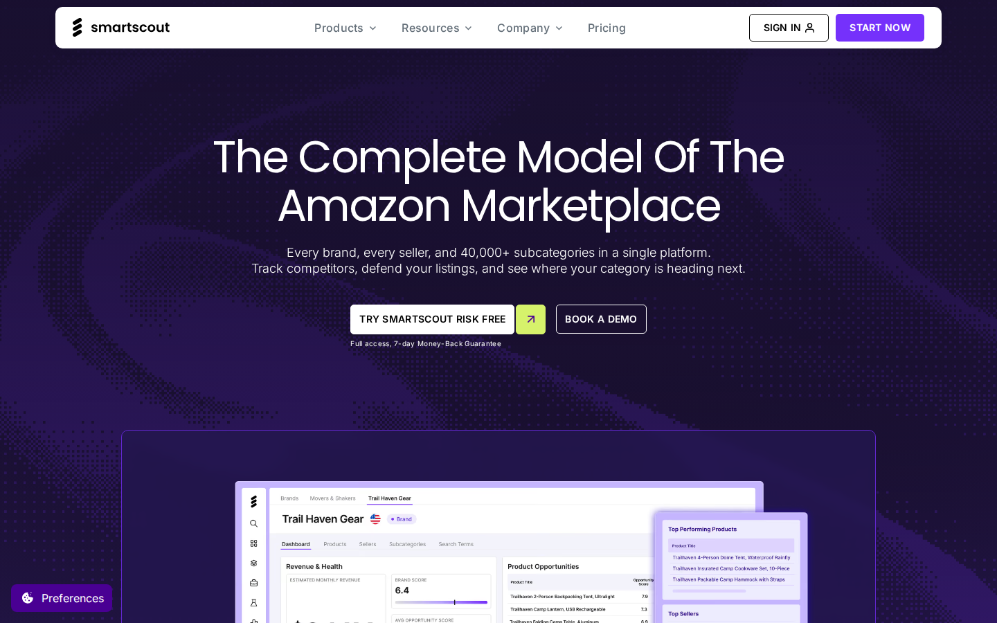 SmartScout Homepage