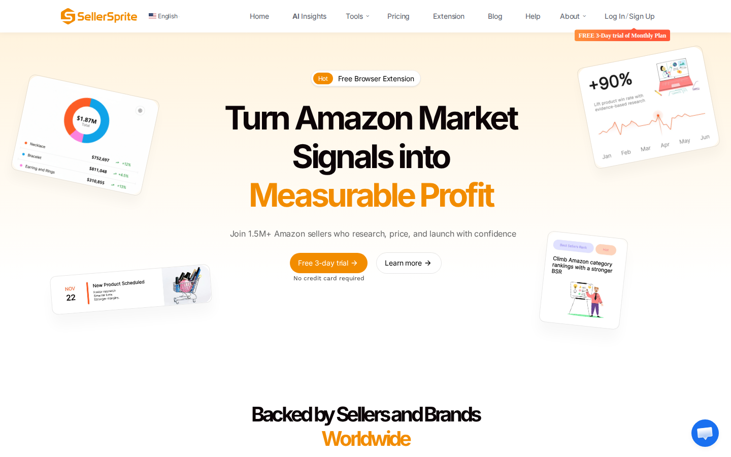 SellerSprite Homepage