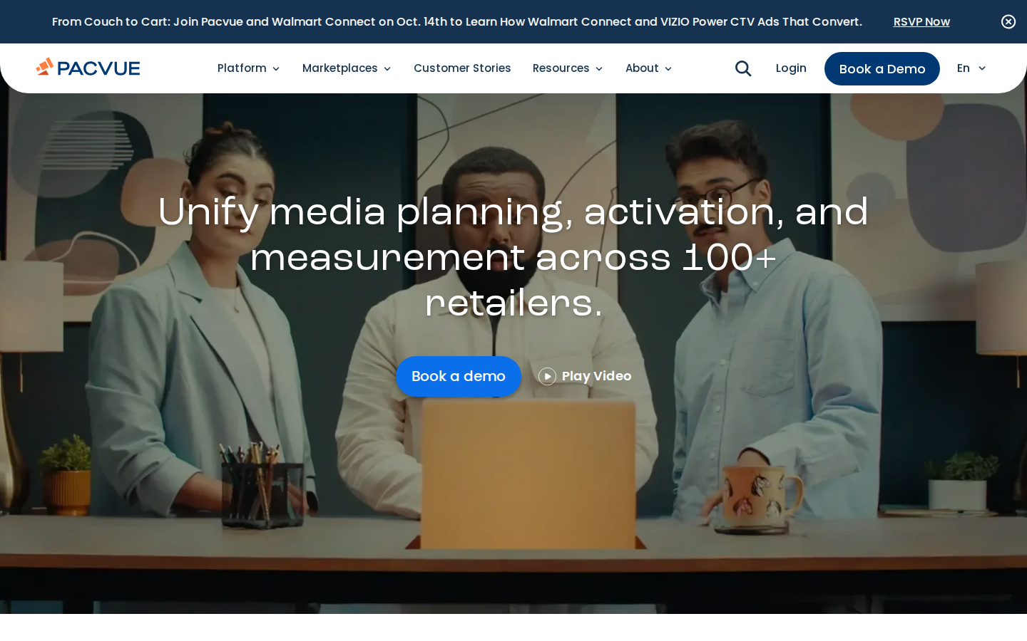 Pacvue Homepage