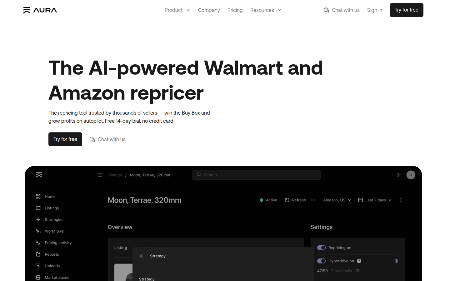 Aura Homepage