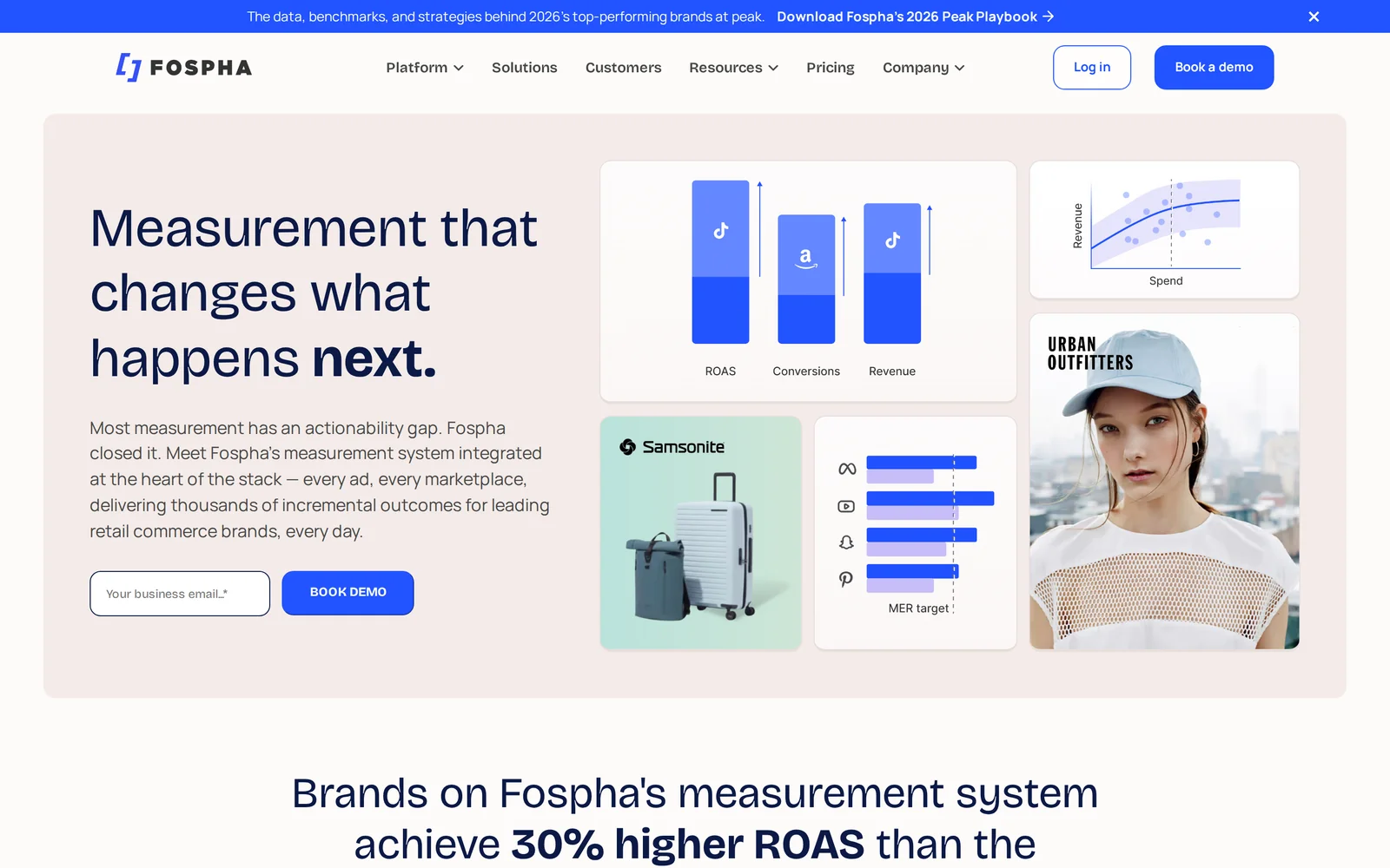 Fospha Homepage