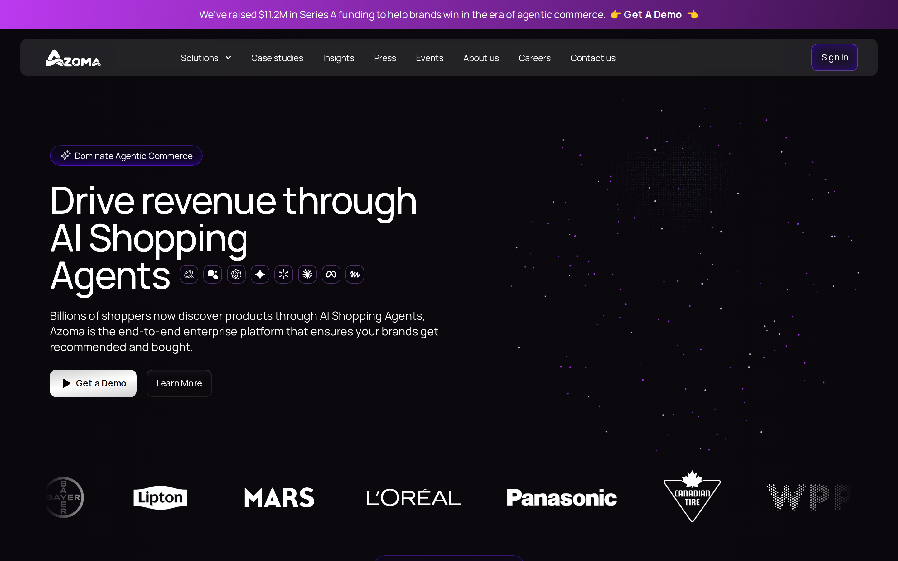 Azoma Homepage