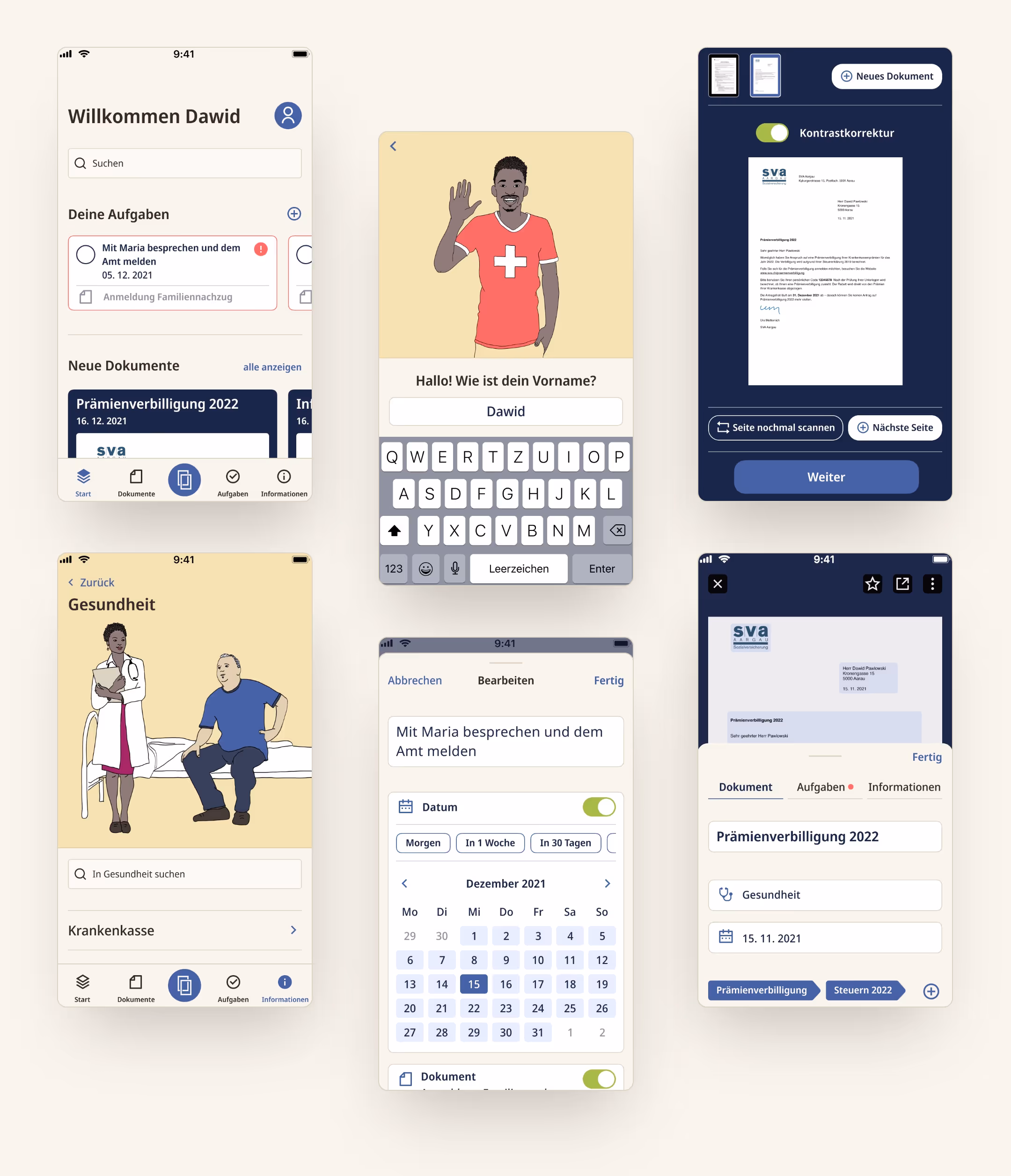 Dossier als Smartphone-App