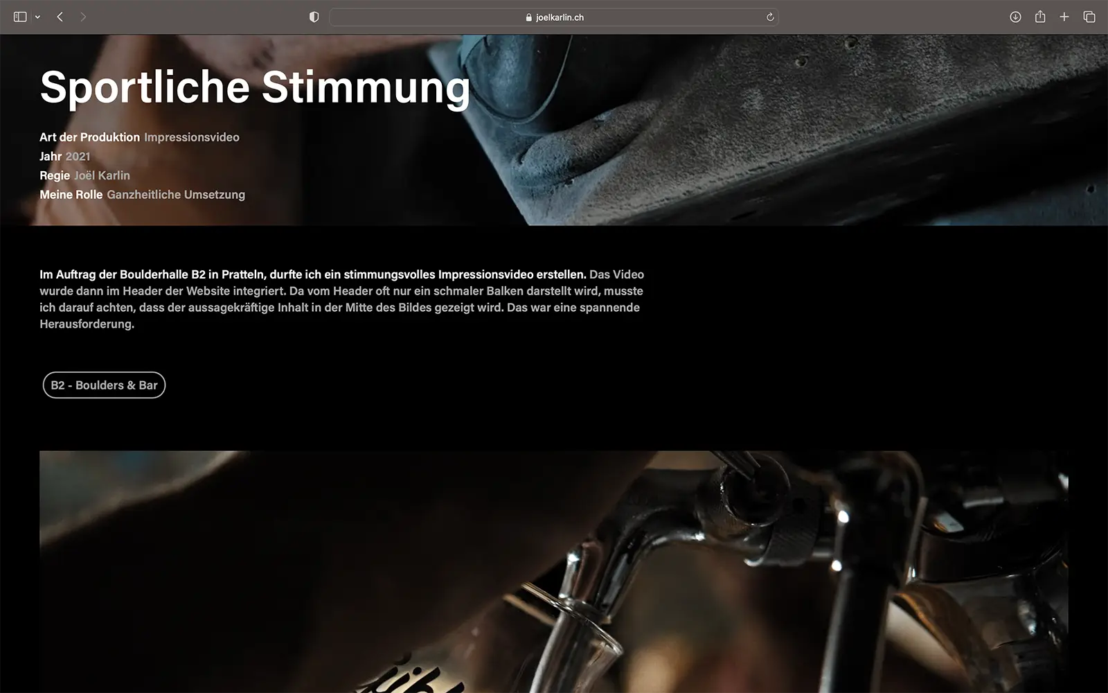 Joël Karlin: Website