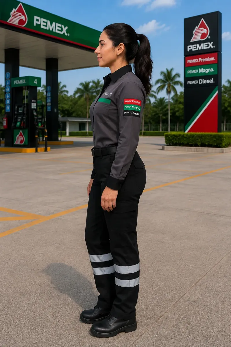 Camisola PEMEX Dama Nueva Imagen – vista lateral