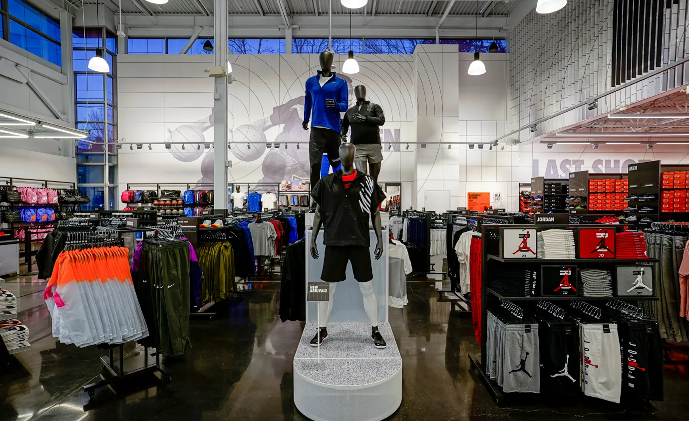 Nike retail displays made by Infinity Images