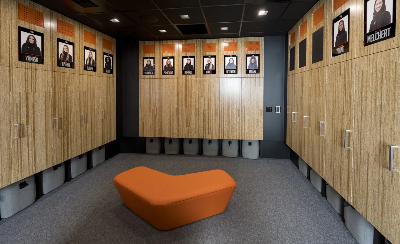 OSU gymnastic practice facility signage made by Infinity Images