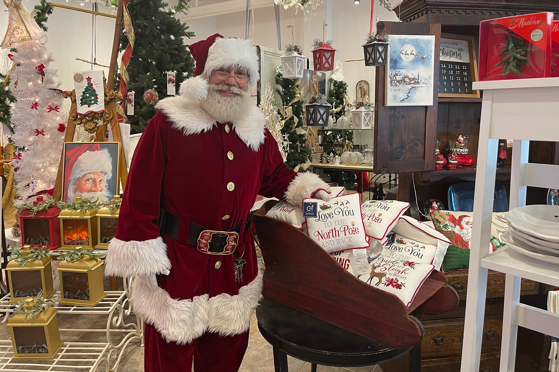 Santa will be making a series of appearances in our Willy Nilly Trading (Bay Shore, Long Island) Christmas Store, starting Saturday, December 6th, 2025
