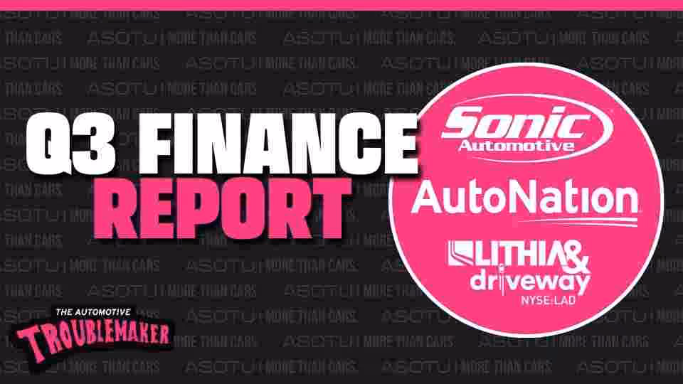 Rocky Q3 For Publics, EV Test Drive Interest, Seeing the Same Ad Over and Over