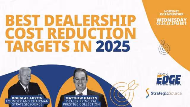 Best Dealership Cost Reduction Targets in 2025
