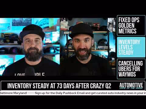 Fixed Ops Golden Metrics, Inventory Levels Off, Robotaxi Roulette