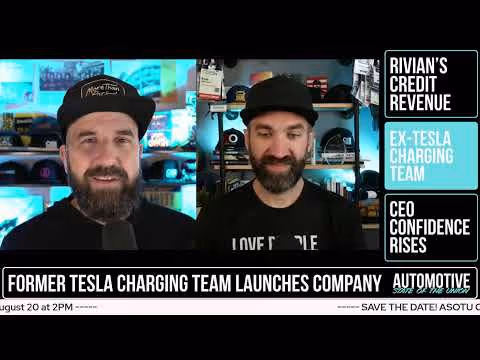 Rivian’s Credits Crunch, Ex-Tesla Superchargers, CEO Confidence Rebounds