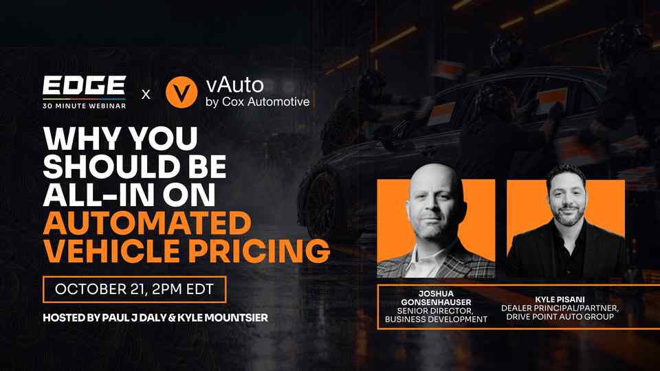 Why You Should Be All-In on Automated Vehicle Pricing — October 21, 2026
