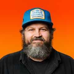 Headshot of Aaron Draplin